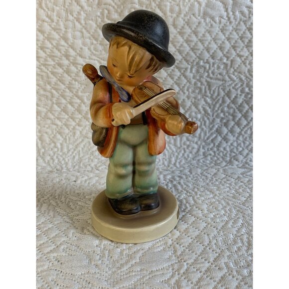 Hummel Goebel Little Fiddler 4 figure 5.25" 1980s - Picture 7 of 12